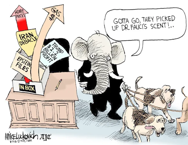 Editorial cartoon for Aug. 11, 2026